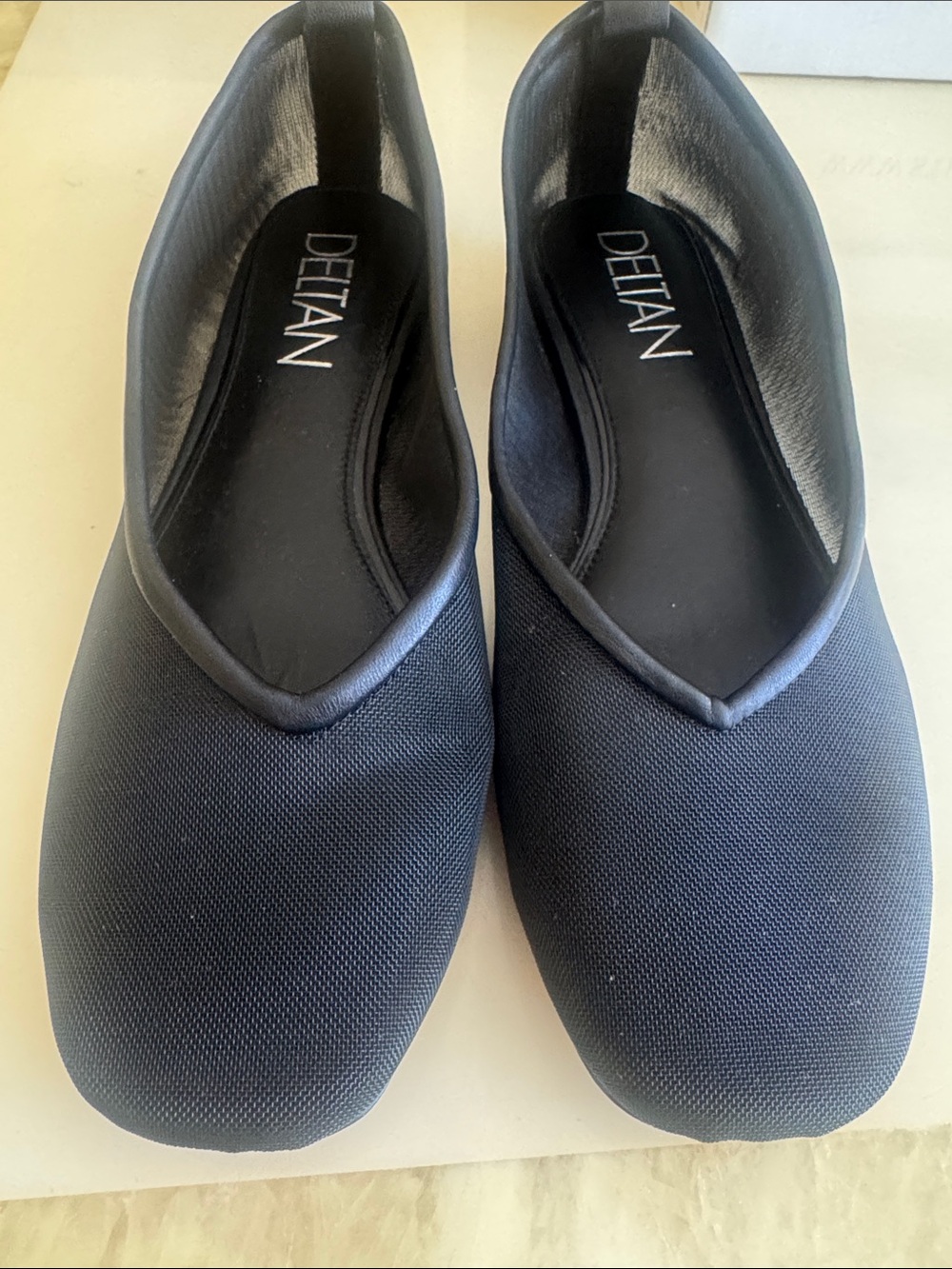 Delta Black Slip-On Loafers for Men